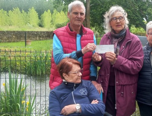 Inauguration du Jet d’eau grâce à « Opération bouchons72 »