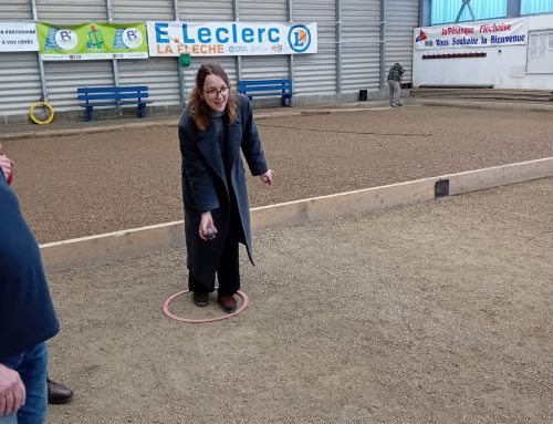 Séance pétanque avec Simon